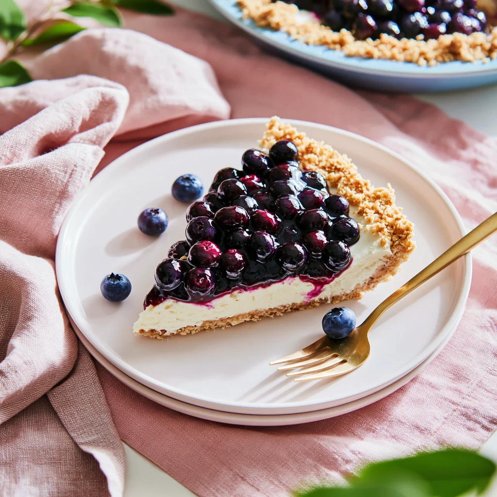 no bake blueberry cheesecake