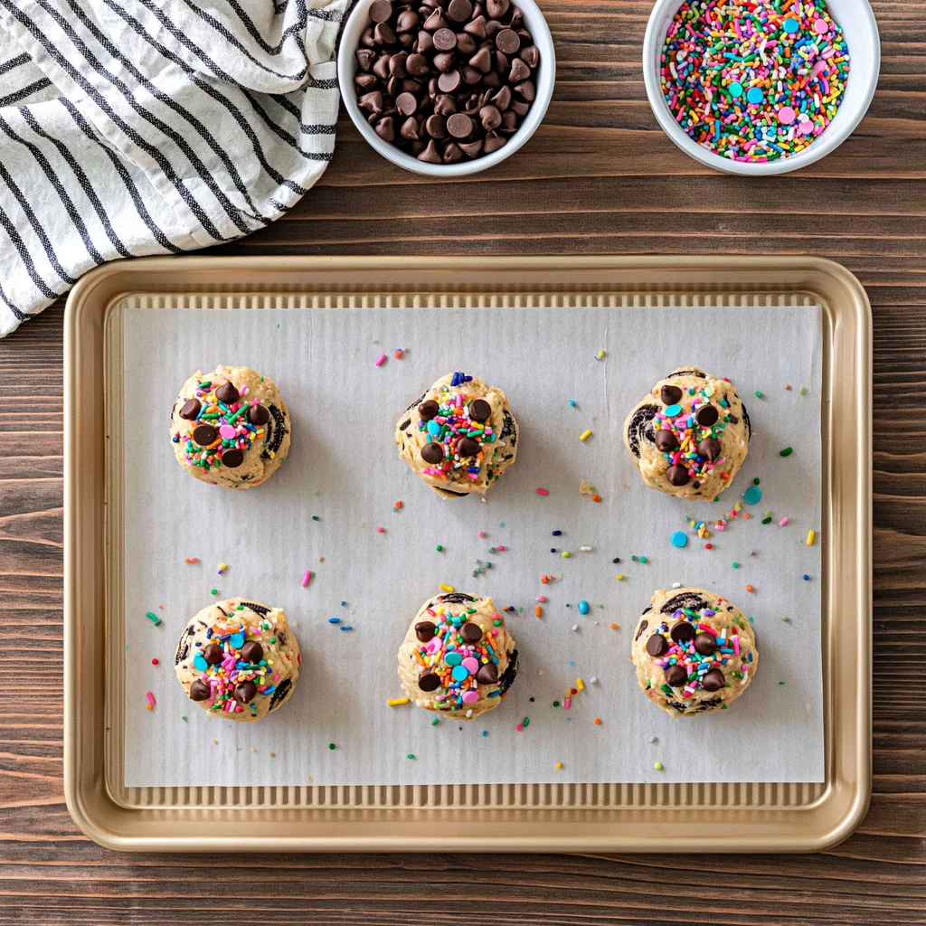 oreo stuffed chocolate chip cookies