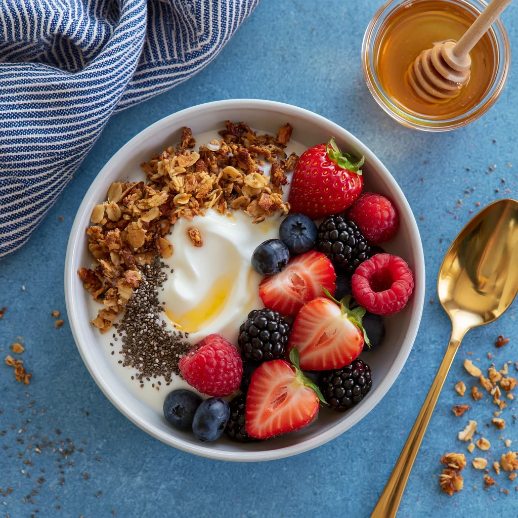 yogurt and granola bowls