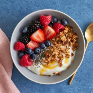yogurt and granola bowls