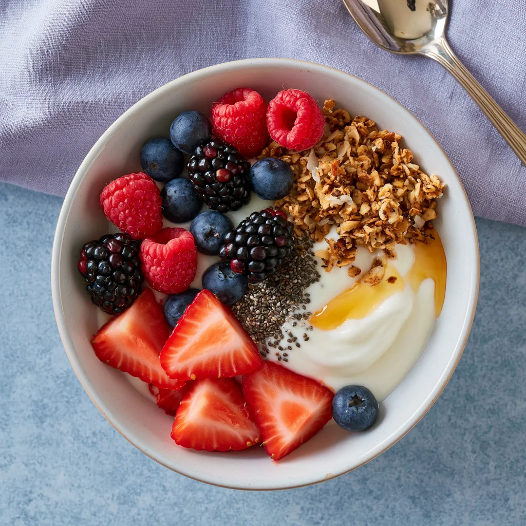 yogurt and granola bowls