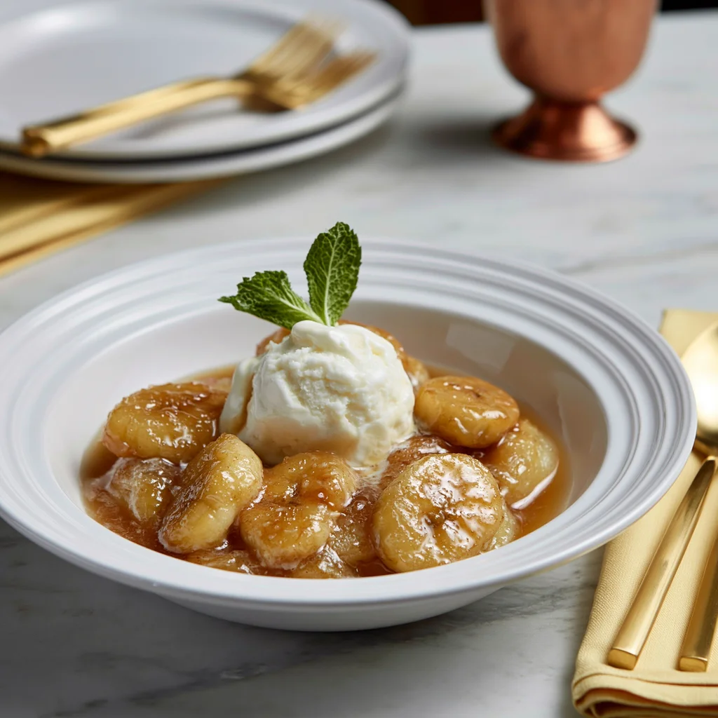 caramelized bananas