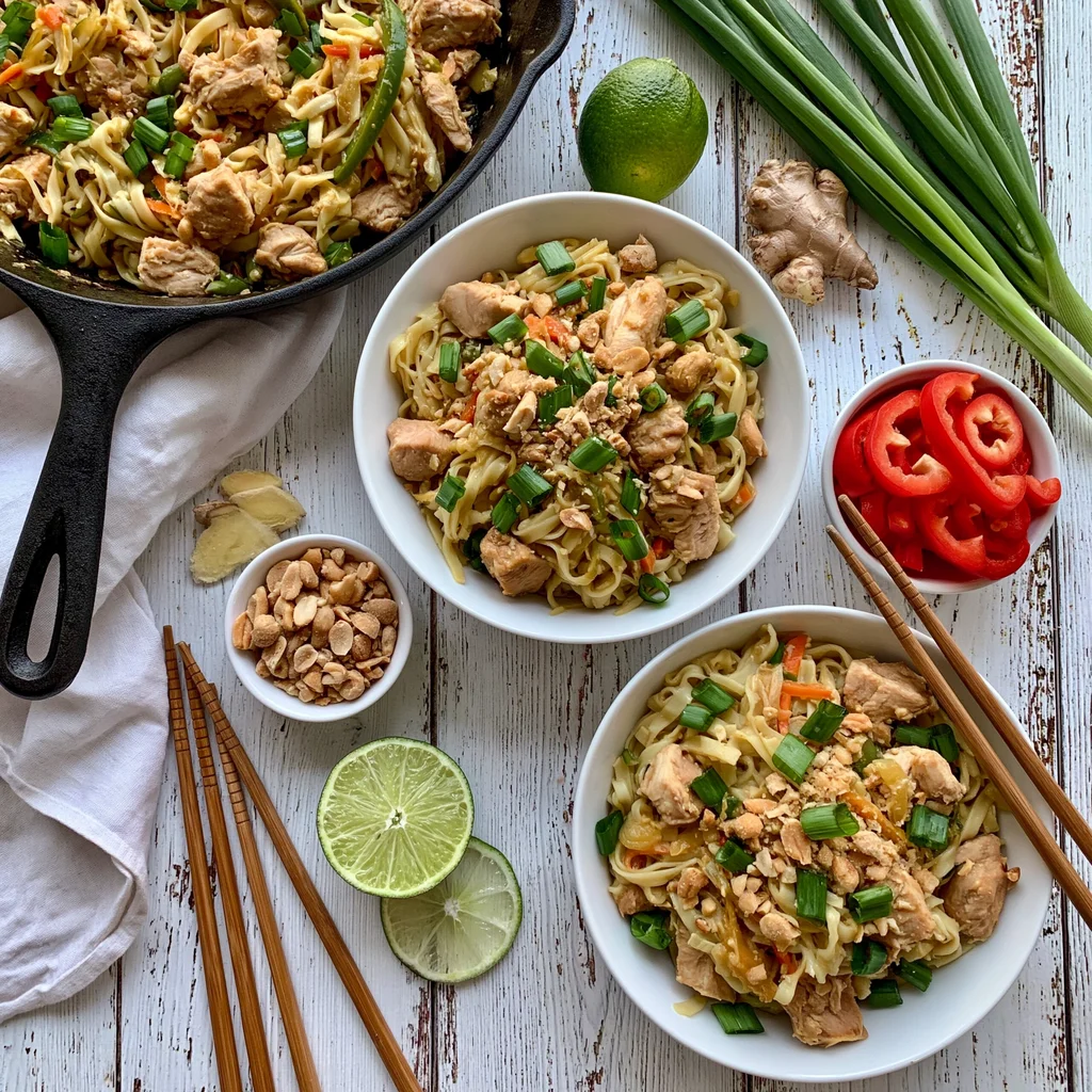 Thai Peanut Chicken & Noodles