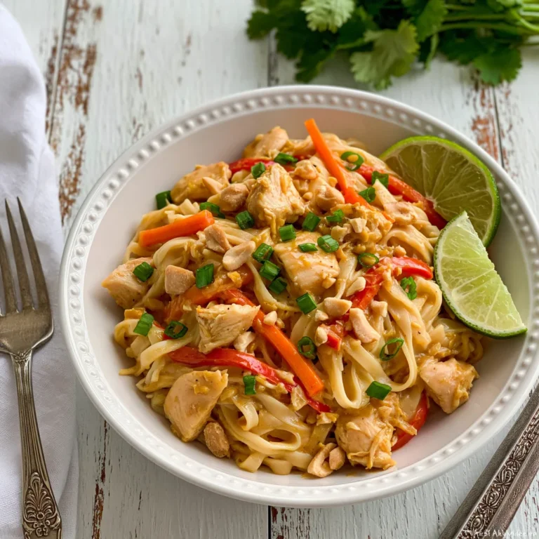 Thai Peanut Chicken & Noodles