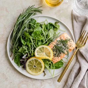 lemon herb baked salmon