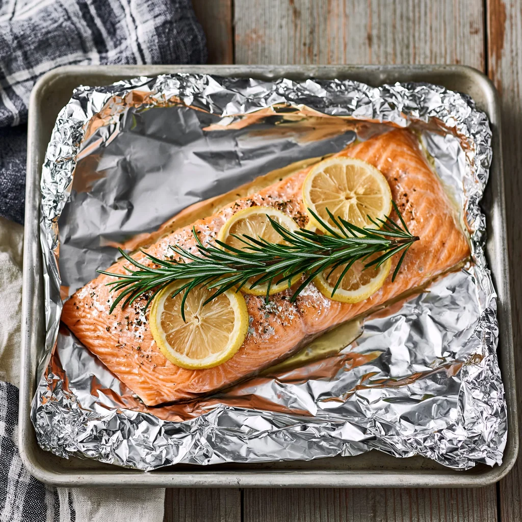 lemon herb baked salmon