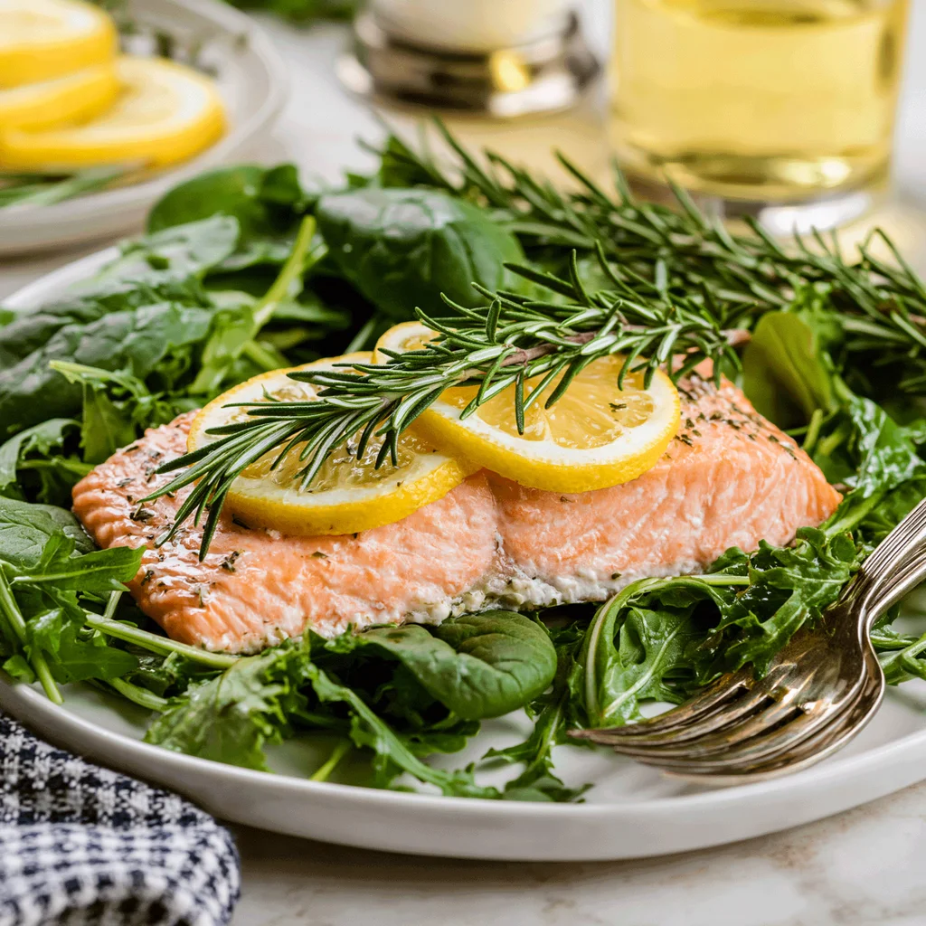 lemon herb baked salmon