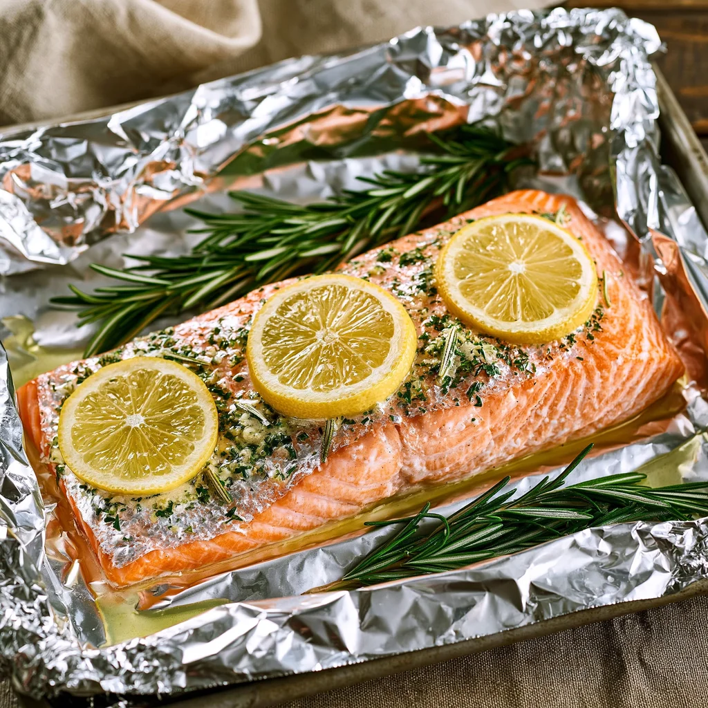 lemon herb baked salmon