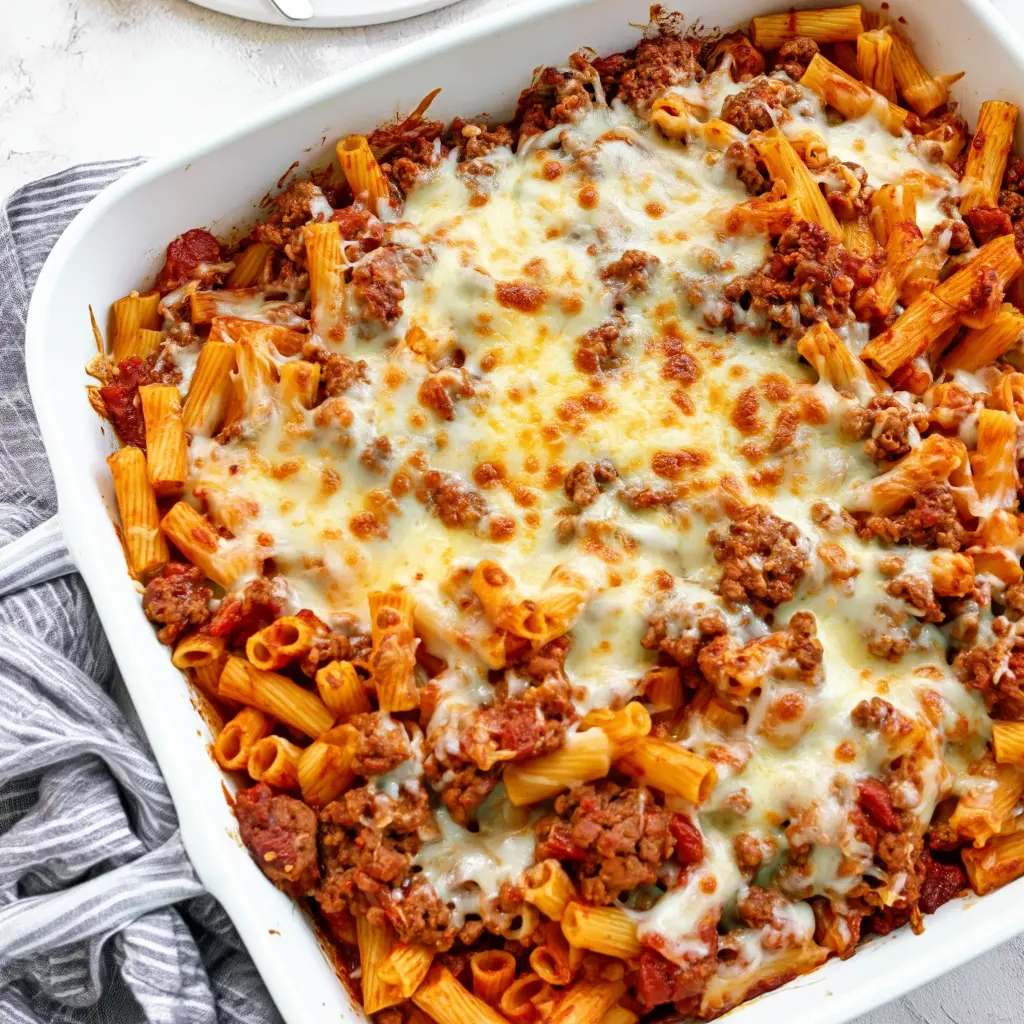 baked ziti with ground beef