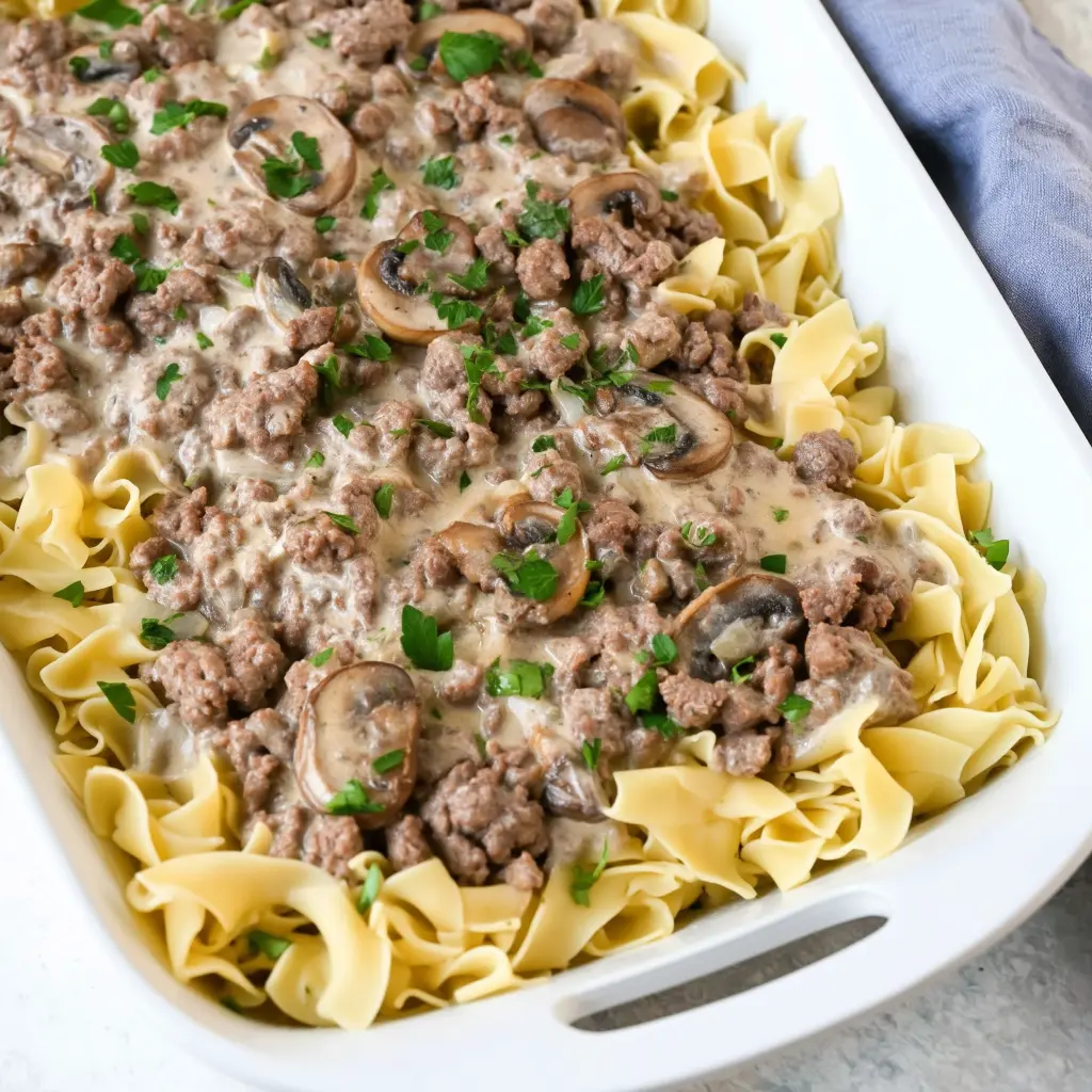 ground beef stroganoff