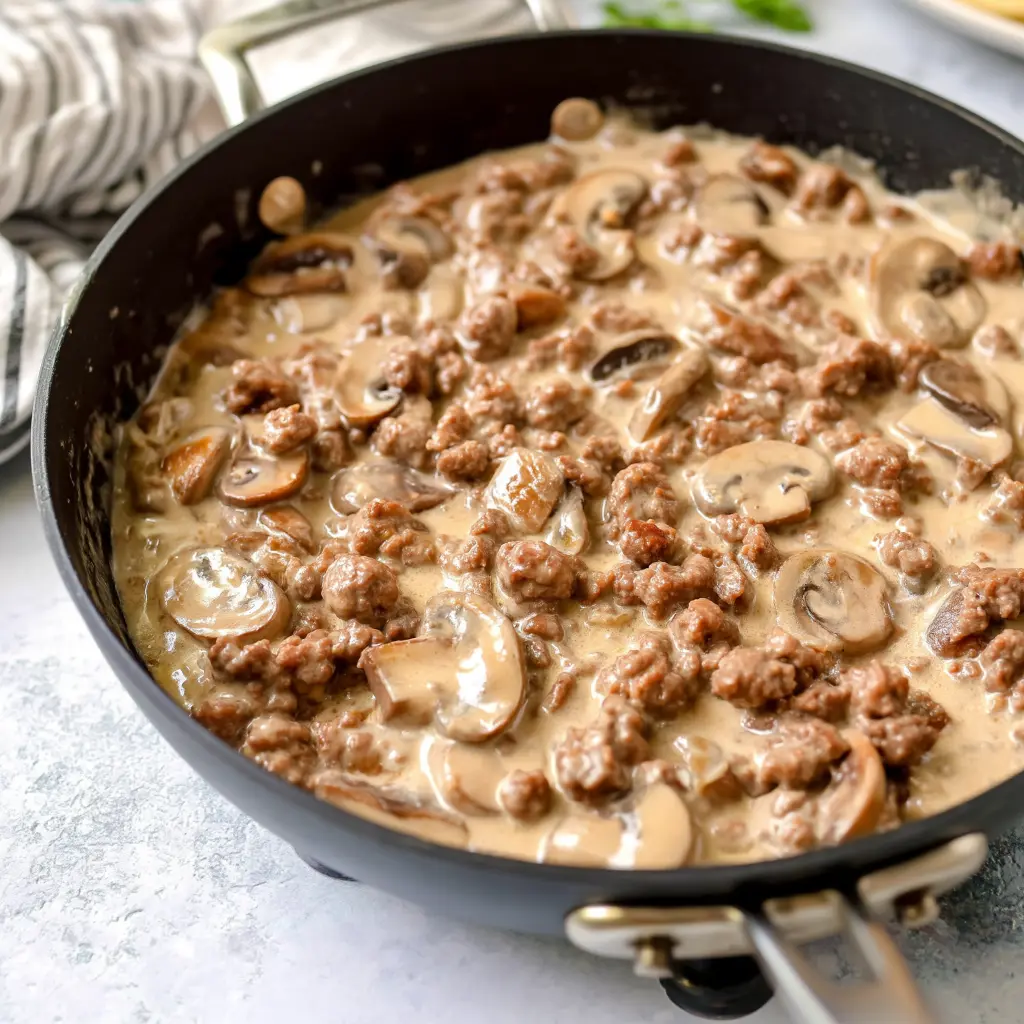 ground beef stroganoff
