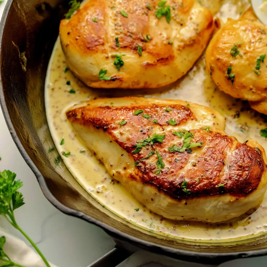 Dijon mustard chicken