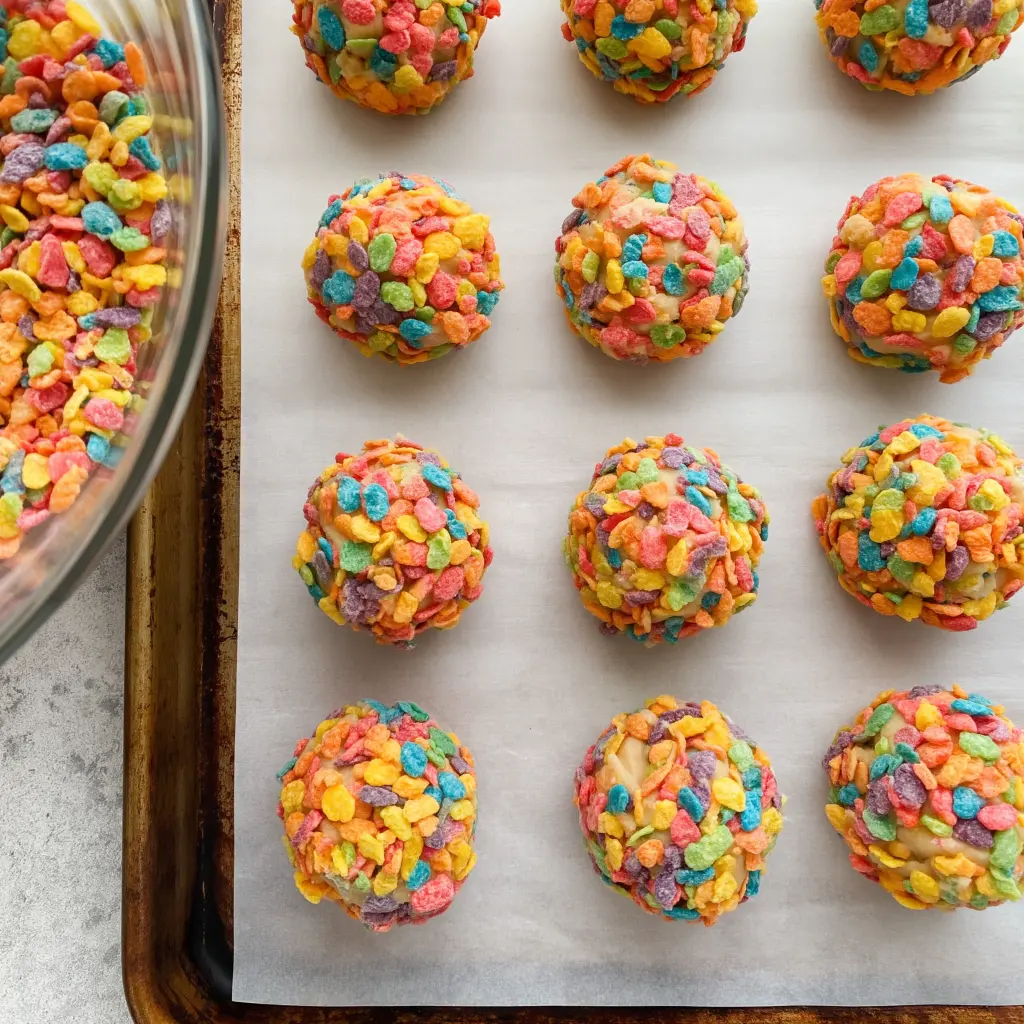 Fruity Pebbles cookies