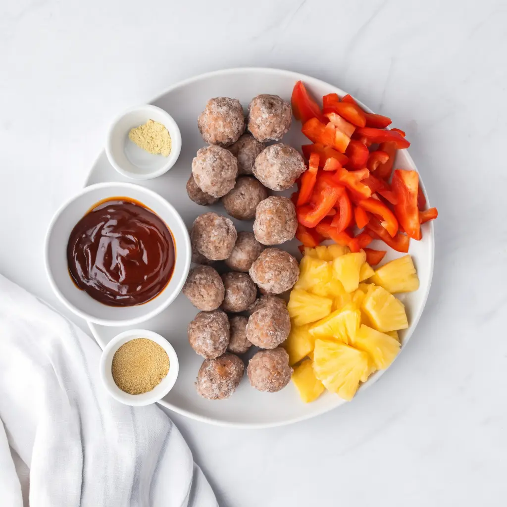 Hawaiian meatballs