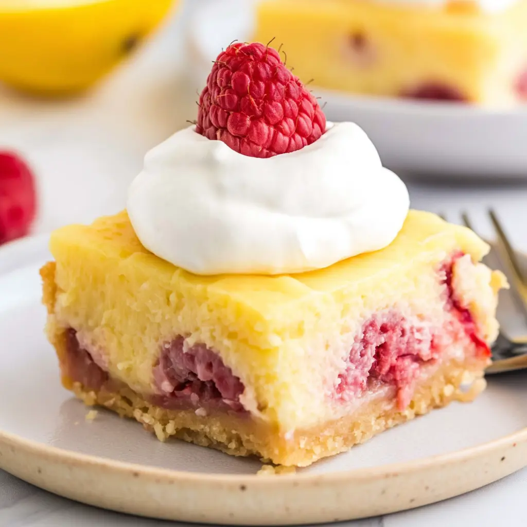 lemon raspberry bars
