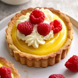 lemon raspberry tarts