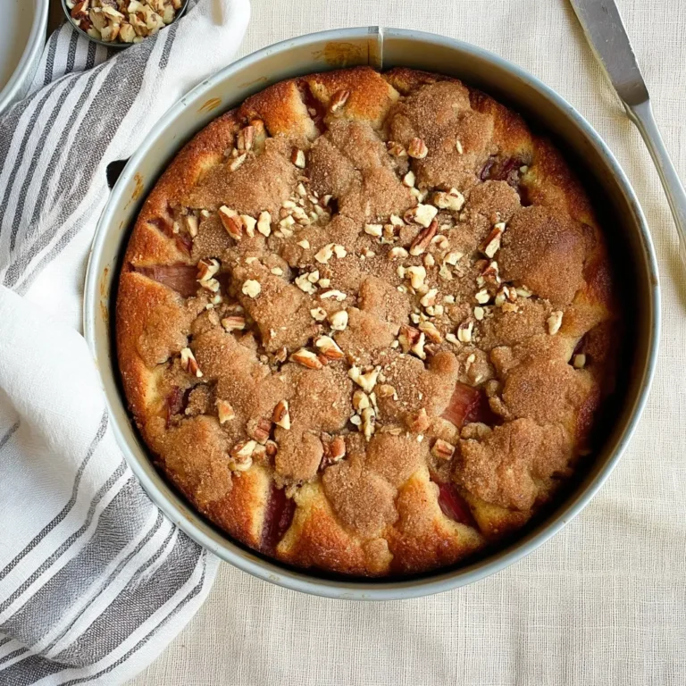 old-fashioned rhubarb cake