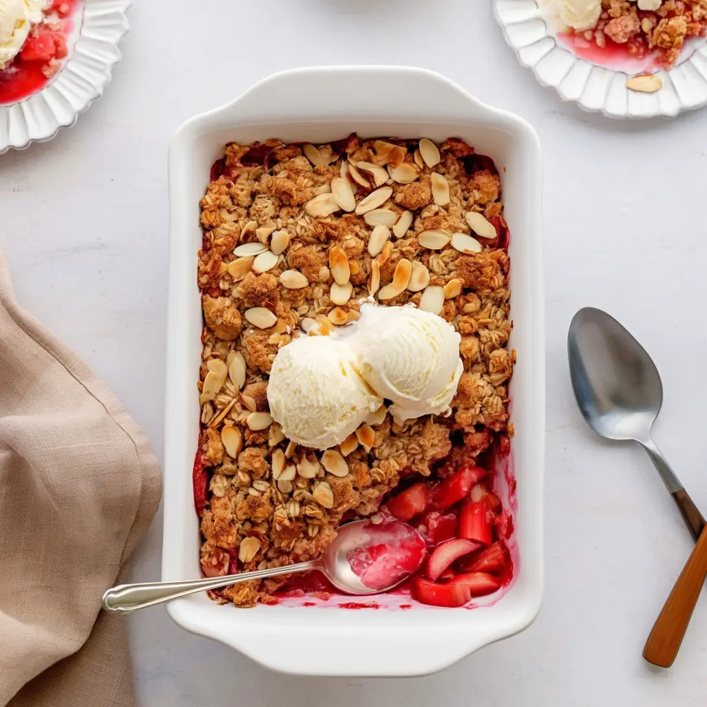 rhubarb crisp