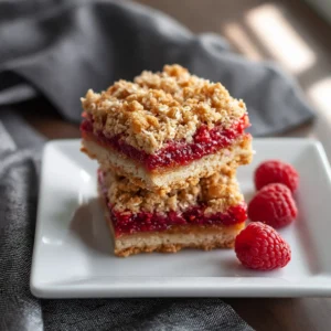 raspberry rhubarb crumble bars