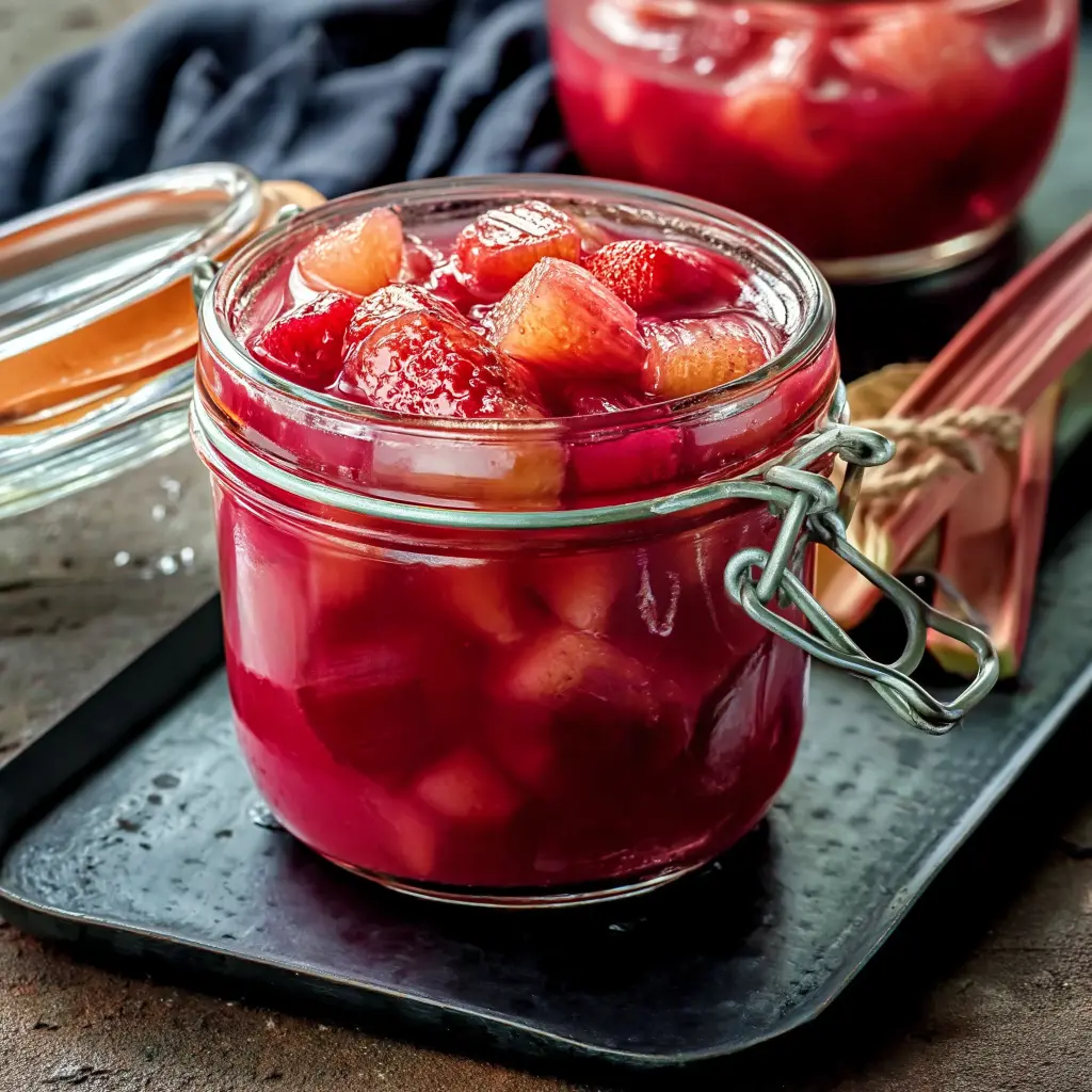 rhubarb compote