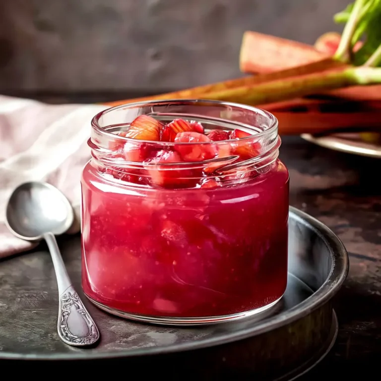 rhubarb compote
