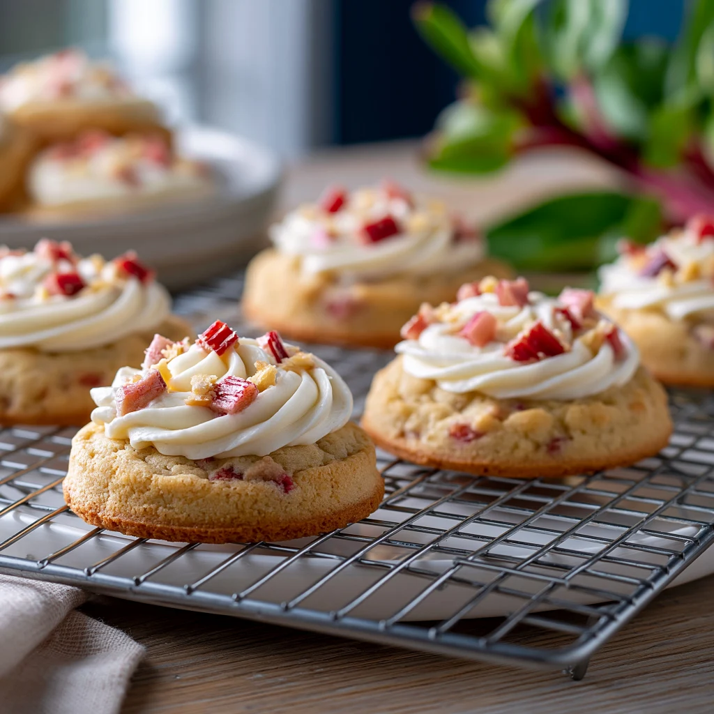 rhubarb cookies
