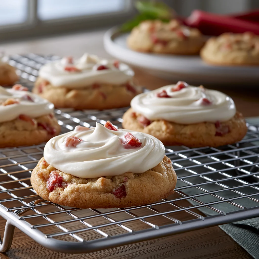rhubarb cookies