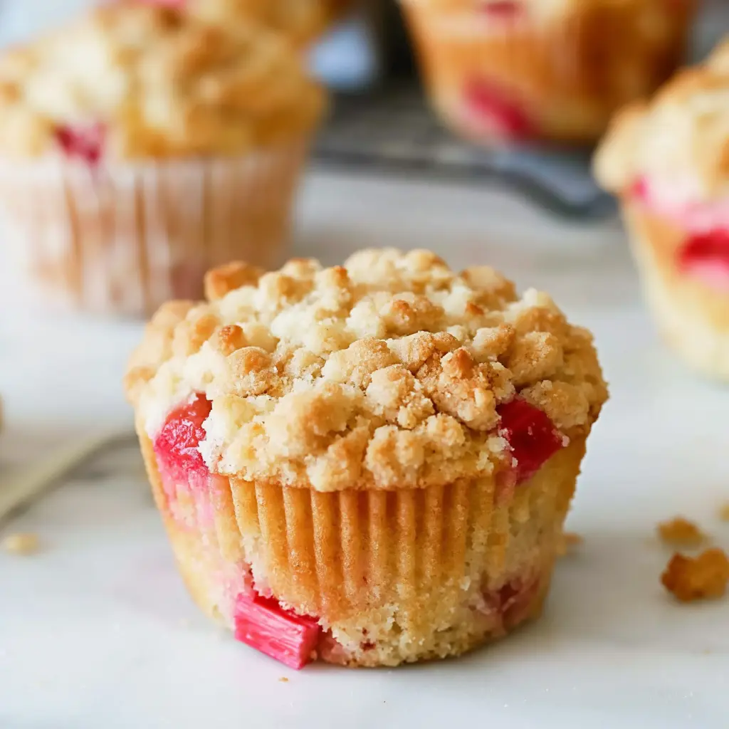 rhubarb muffins