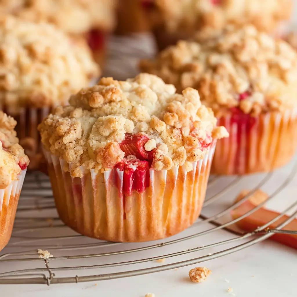 rhubarb muffins
