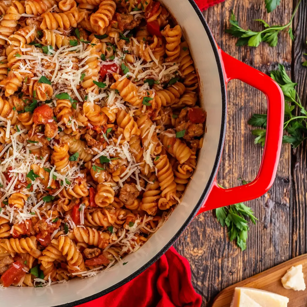 Spicy Fusilli Pasta
