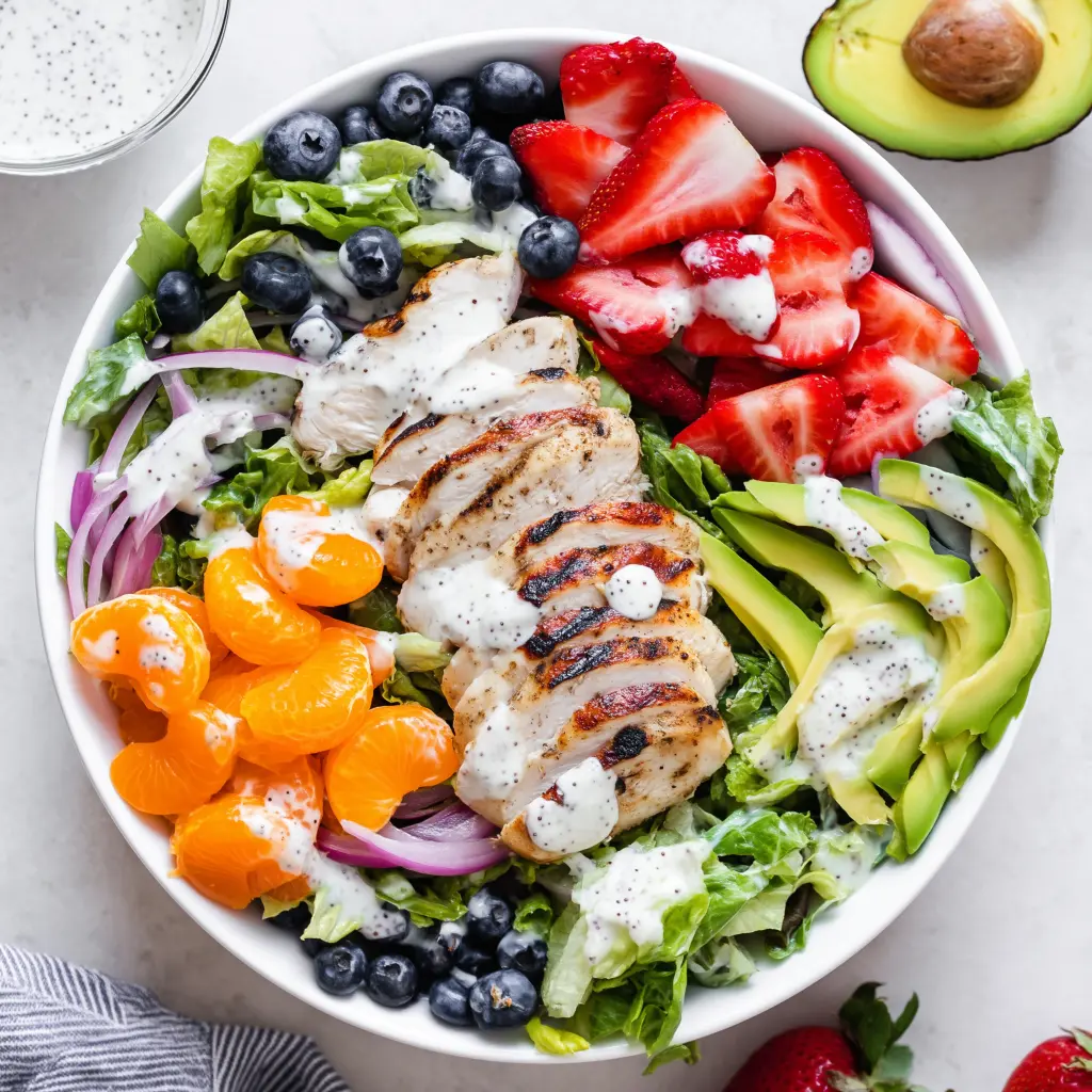strawberry chicken salad