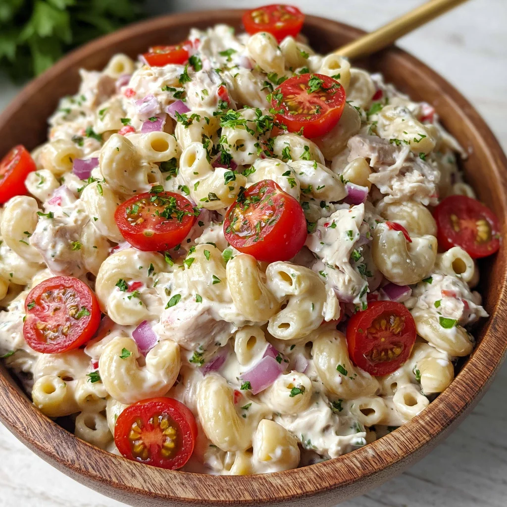 Chicken Ranch Pasta Salad