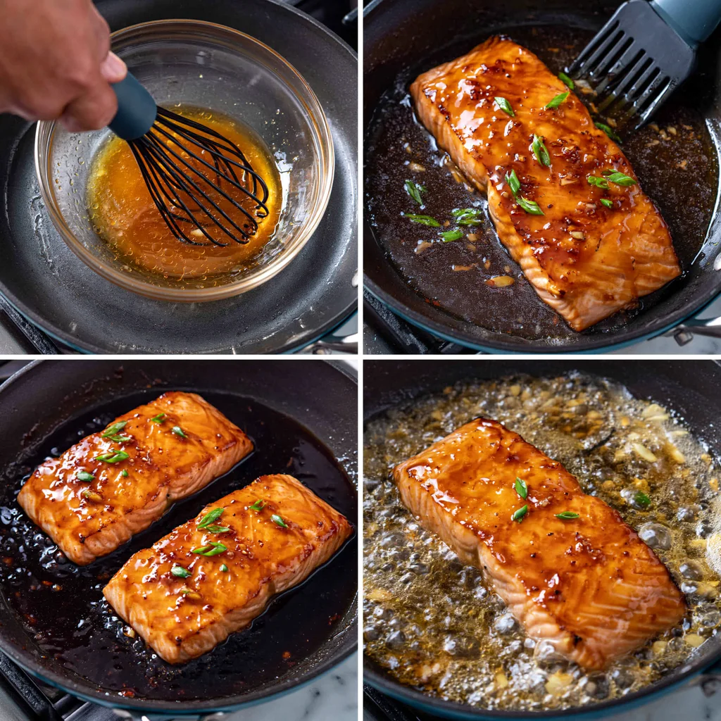 honey glazed salmon