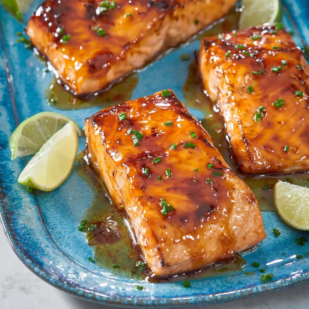 honey glazed salmon