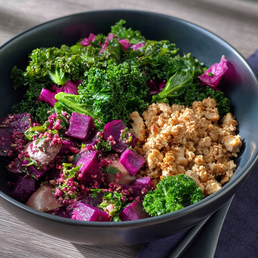oven roasted purple sweet potatoes