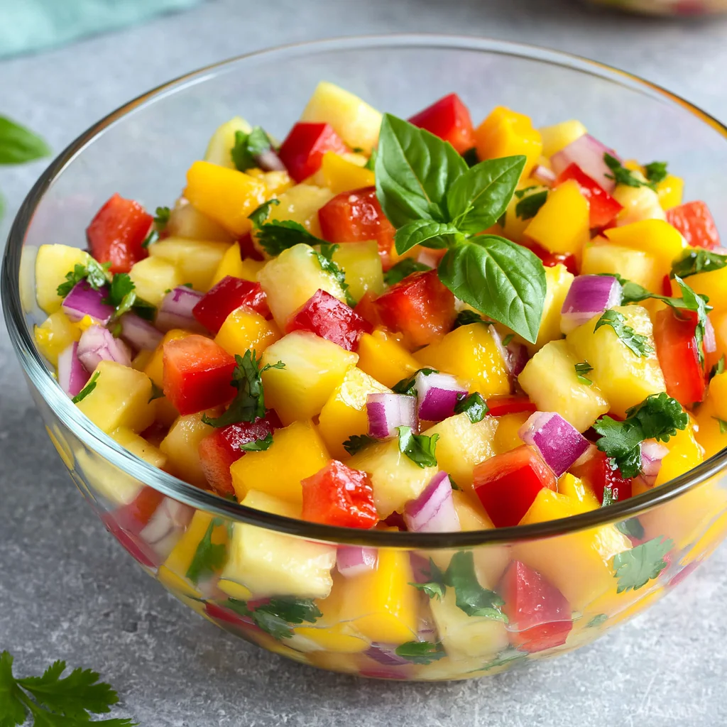 Pineapple Mango Salsa