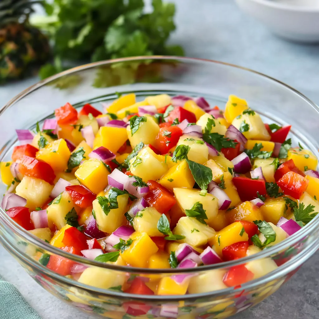 Pineapple Mango Salsa