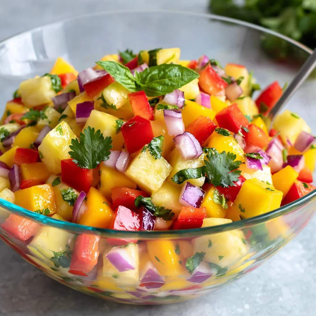 Pineapple Mango Salsa