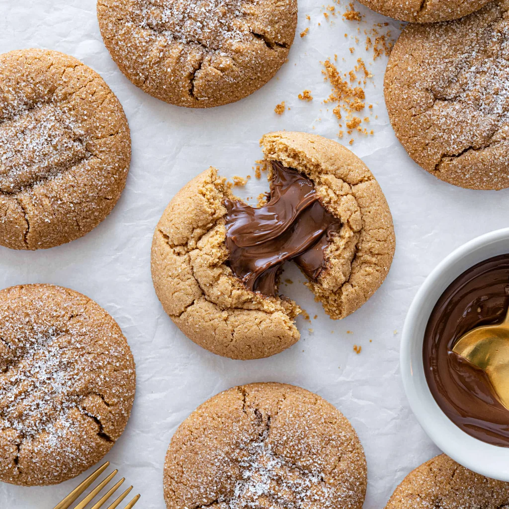 Nutella stuffed cookies