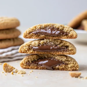 Nutella stuffed cookies